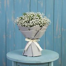 Букет Белые гипсофилы в Костроме Букет цветов из:  Гипсофила в Костроме