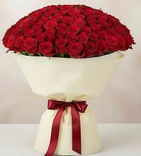 Букет 101 Красная роза Милано в Костроме