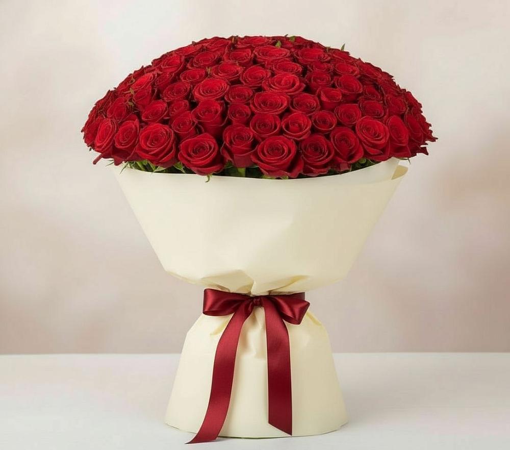 101 Красная роза Милано в Костроме Букет 101 Красная роза Милано в Костроме