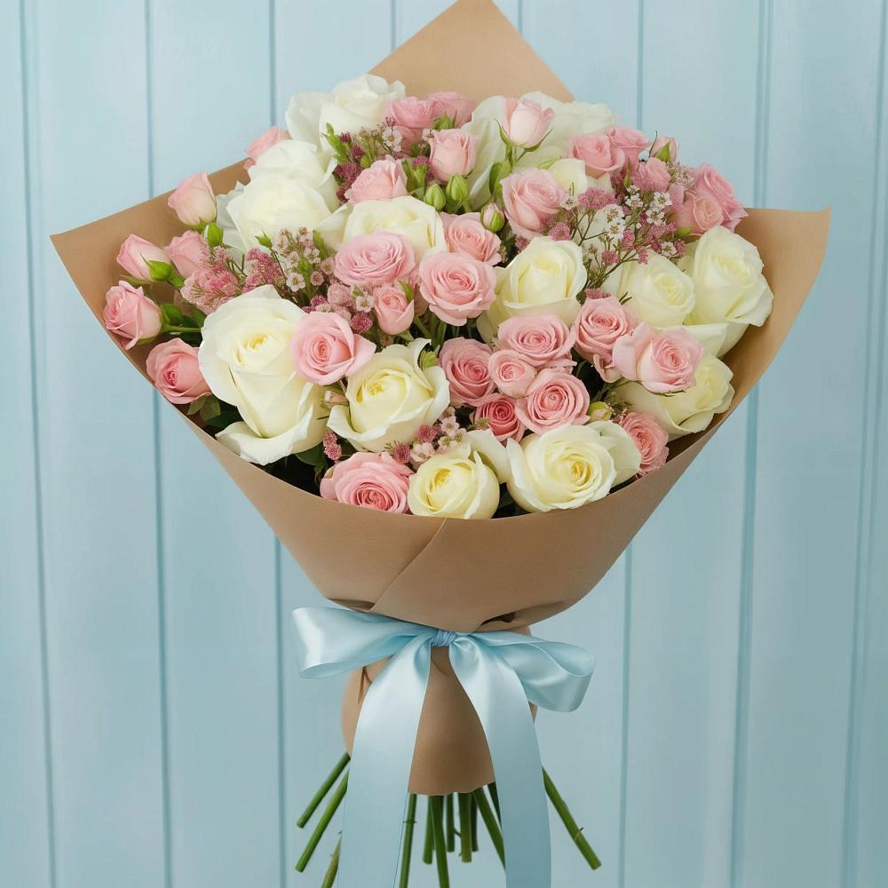 Букет романтичный подарок в Костроме Букет цветов из: Розы в Костроме