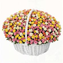 Премиум корзина Кустовых Роз в Костроме Премиум букет из: Розы в Костроме