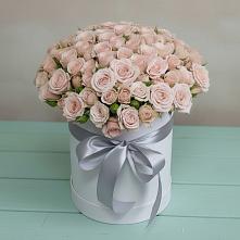 Композиция утонченная красота в Костроме Цветочная композиция из Розы в шляпной коробке в Костроме