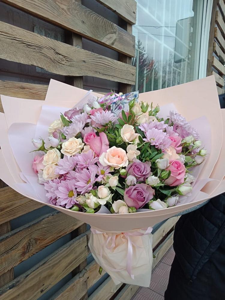 Букет цветов из: Розы и Хризантемы в Костроме