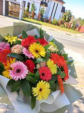 Букет цветов из:  Герберы #REPLACE_PRED# Костроме