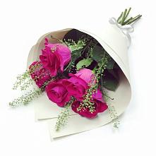 Букет ярко-розовый в Костроме Букет цветов из:  Розы в Костроме