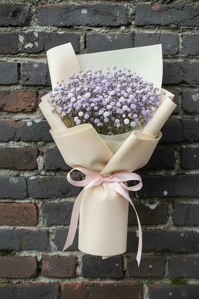 Букет Нежные чувства в Костроме Букет цветов из: Гипсофила в Костроме