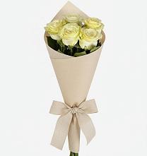 Букет белые крылья в Костроме Букет цветов из:  Розы в Костроме