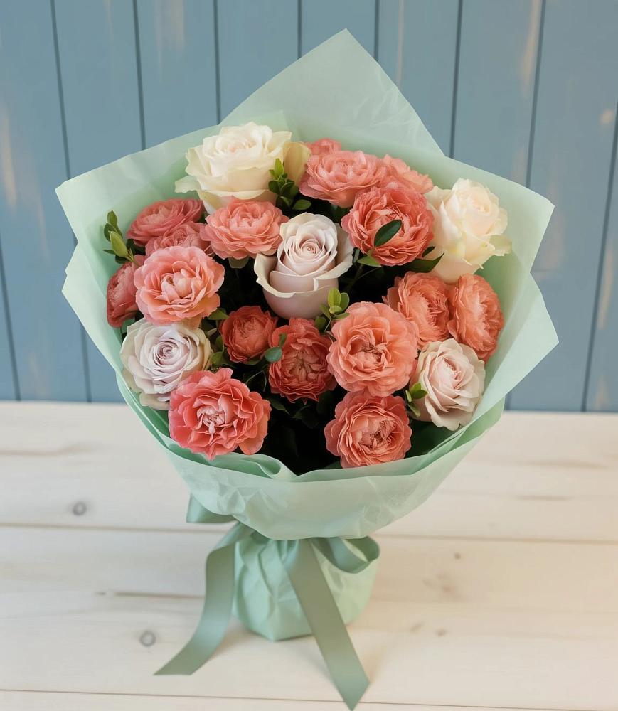 Букет влюбленный романтик в Костроме Букет цветов из: Розы в Костроме