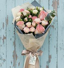Букет нежный и розовый в Костроме Букет цветов из:  Розы в Костроме