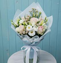 Букет цветов из:  Розы и Лизиантусы #REPLACE_PRED# Костроме