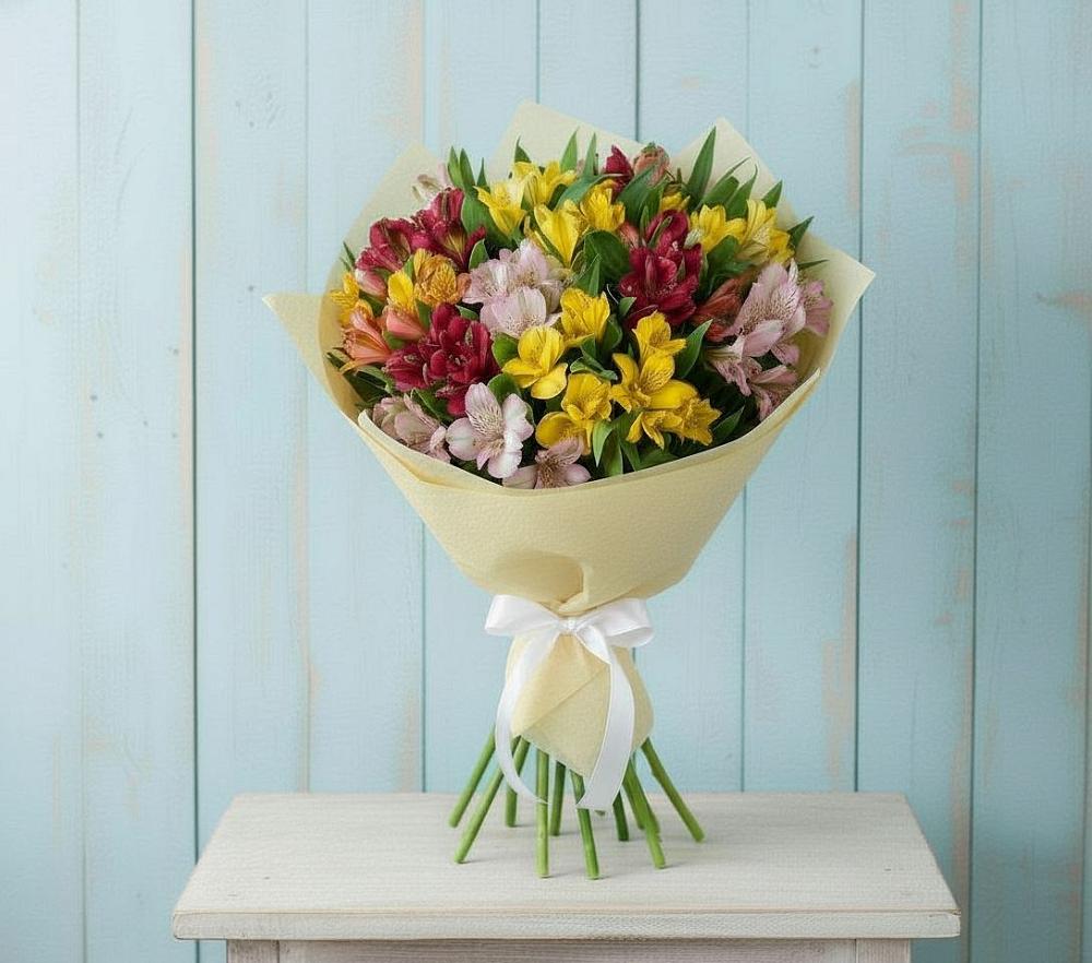 Букет цветов из: Альстромерии в Костроме