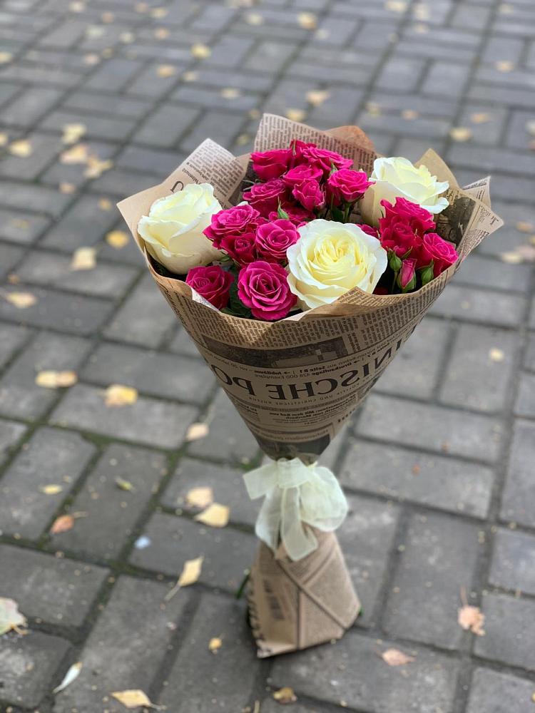 Букет Удивительный из роз в Костроме Букет цветов из: Розы в Костроме