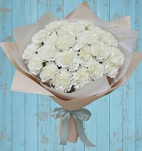 Букет Хрустальное утро в Костроме Букет цветов из:  Гвоздики в Костроме