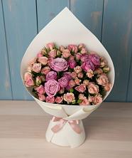 Букет Нежная розовость в Костроме Букет цветов из:  Розы в Костроме
